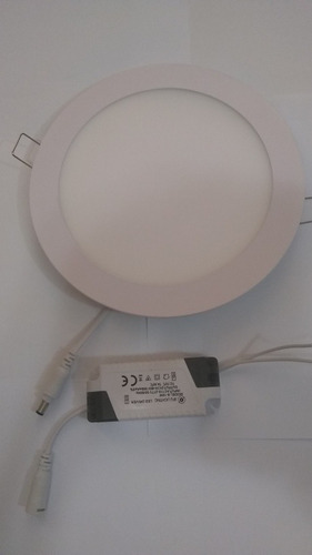 Lampara Led Para Embutir 15w. Redonda.ac 120/277v.