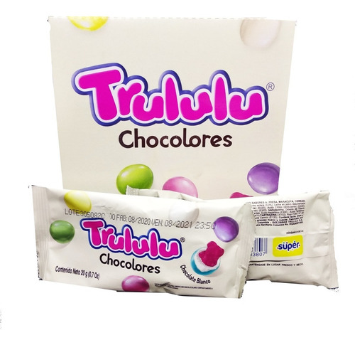 Gomas Trululu Chocolores Blanco - g a $70