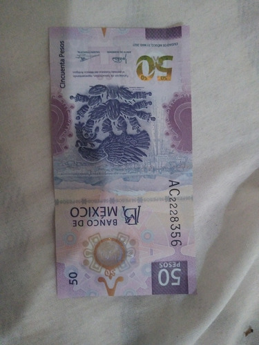 Billete De 50 Pesos De Colección 