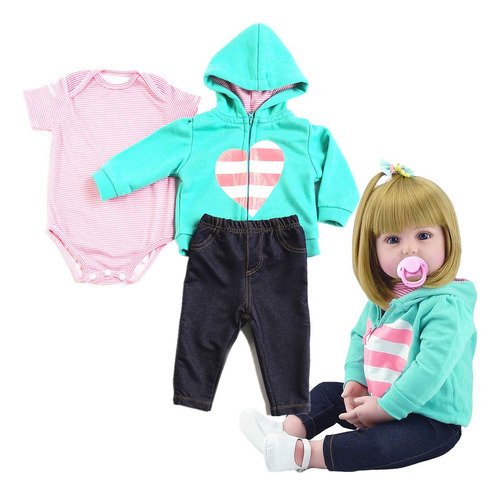 Ropa De Muñecas Reborn Para Niña De 18 Pulgadas, Ropa De .