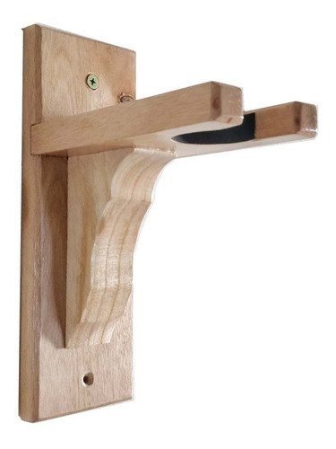 Soporte Guitarra Madera P/pared Extra Fuerte Y Original