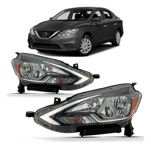 Par Farol Sentra 2017 18 19 20 2021 Manual Sem Projetor