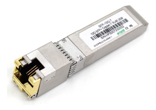 Módulo Transceptor Rj45 Sfp+ De 10 G, Puerto De 30 M, 10gbas