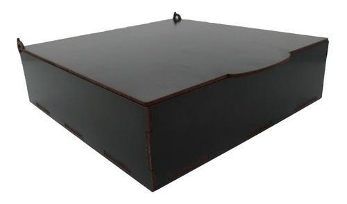 Caixa Mdf Preto 20x20x5 Cm Lembrancinha Kit 10 Peças