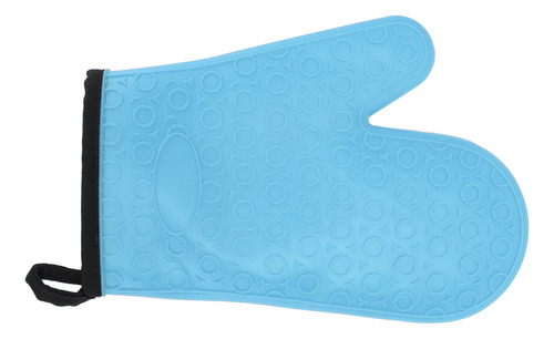 Guante De Cocina Azul Para Hornear, De Silicona, Guante Alto