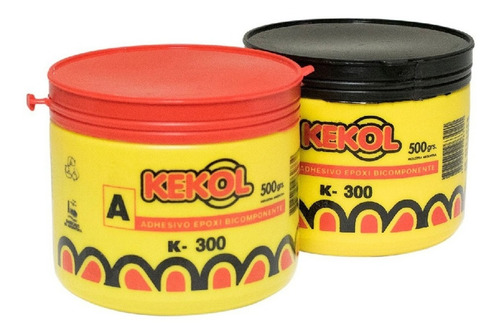 Pegamento Epoxi Bicomponente Para Piso Kekol K-300 1 Kg
