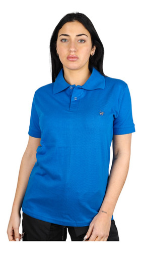 Chomba Remera Manga Corta Mujer Algodon Oldtown Polo