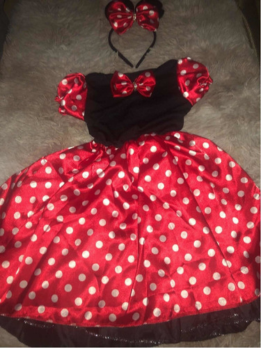 Vestido Minnie Infantil- Pronta Entrega