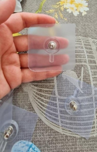 Pack 12 Perchas Pared Adhesivo Fuerte Transparente Colgar