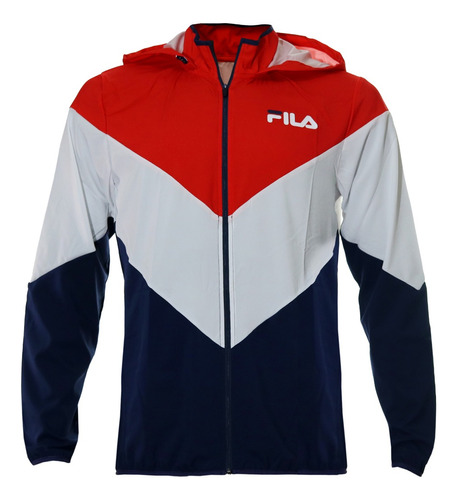 Jaqueta Fila Windbreak Performance Vermelha Branco Original