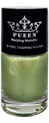 Pueen Rocking Metalica Esmalte De Uñas Para Nail Stamping 