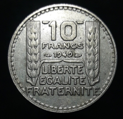 Moneda Francia 10 Francos 1949 