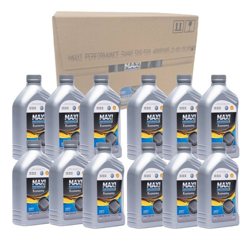 12 Litros Óleo 5w40 502 Sintético Shell Maxi Perfomance Vw