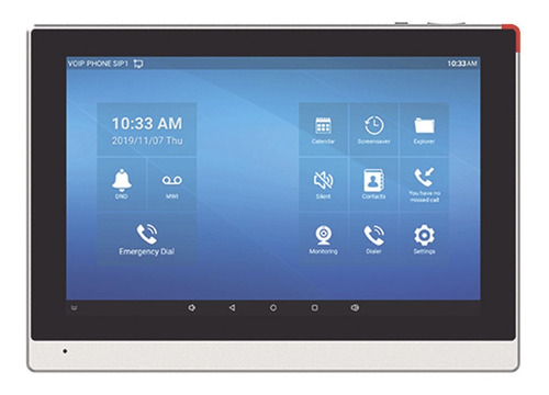 Monitor Ip/sip Para Interior Con Android, Wi-fi / Poe 