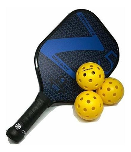 Onix Graphite Z5 Pickleball Paddle & 3-pack Fuse G2 Pickleba