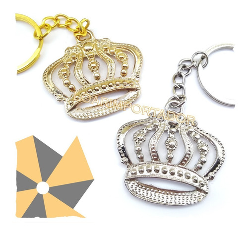 10 Souvenirs Llavero Dijes Coronas Metal Llave Corona Alicia