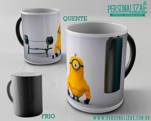 Caneca Mágica Minions Porcelana Melhor Preço Vários Modelos