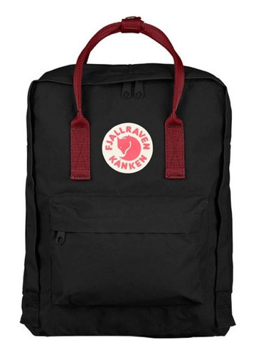 Mochila Fjallraven Kanken Classic Medium 16 L Black Ox Red