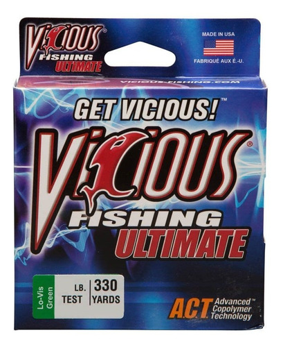 Vicious Fishing Vgn-10 Ultimate Copolimero Mono Lo-vis