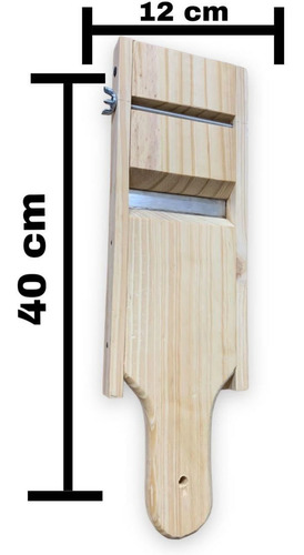 Imagen 2 de 5 de Mandolina Para La Cocina La Mejor Madera Pardillo Artesanía