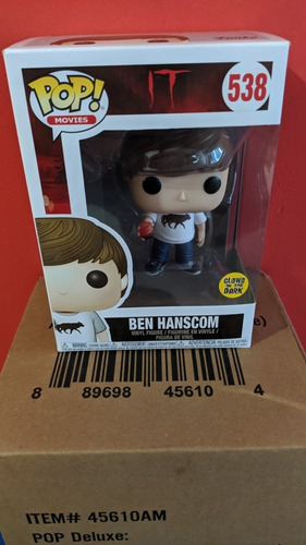 Funko Pop! It Ben Hanscom #538 Glows In The Dark