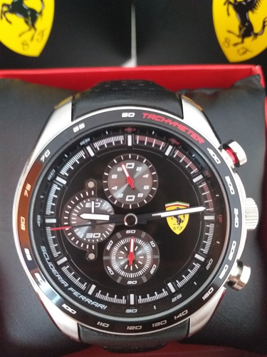 Relogio Scuderia Ferrari Masculino Preto Sf471270544