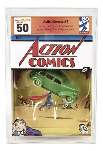 Hot Wheels 80 Años Superman Action Comics Sdcc 2018