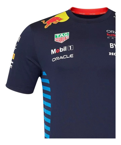 Playera Motorsports Formula 1 Red Bull Racing Team 2024 Azul