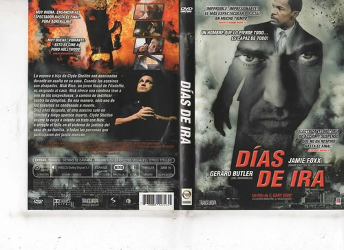 Días De Ira - Dvd Original - Buen Estado