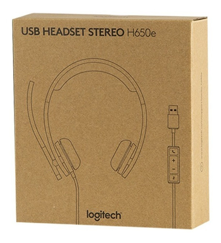 Audifono C/microf. Logitech B2b H650e Usb Stereo