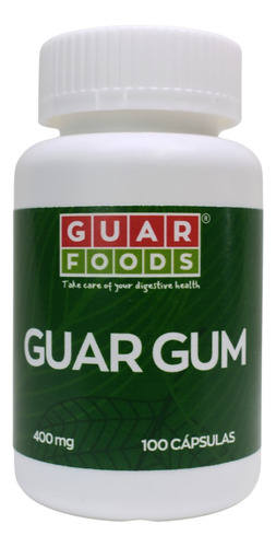 Guar Foods - Goma Guar En Capsulas 400mg 100 Unidades C/u