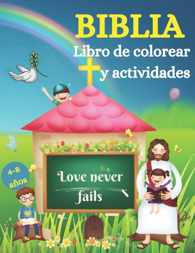 Libro: Biblia Libro De Actividades Y Para Colorear Para De 4