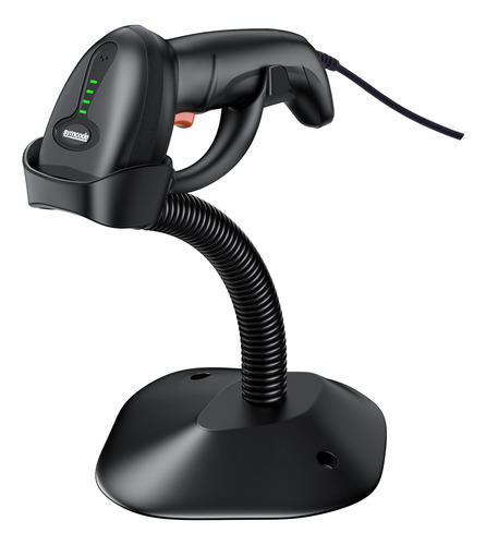 Pacote De Scanner De Código De Barras Usb 1d Com Suporte
