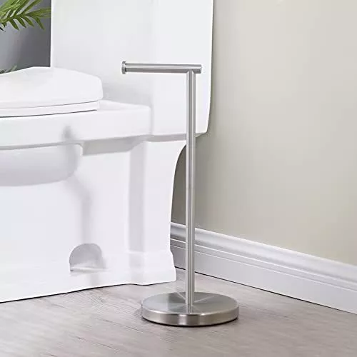 Soporte Para Papel Higienico Kes Acero Inoxidable Pedestal