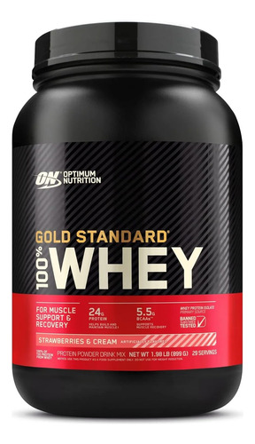 Whey Gold Standard 2lb 2 Lb 2 Libras Optimun Nutrition On 5