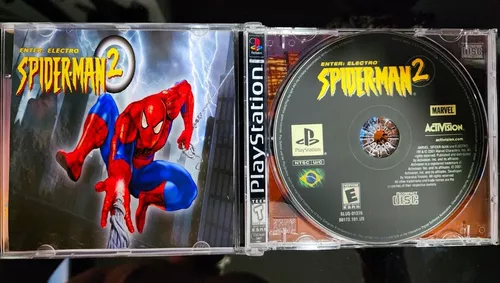 Spider-Man 2: Enter Electro Jogo PS1 Midia Fisica