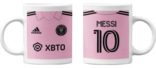 Tazones Tazas Blancas Lionel Messi Inter Miami Polera Local