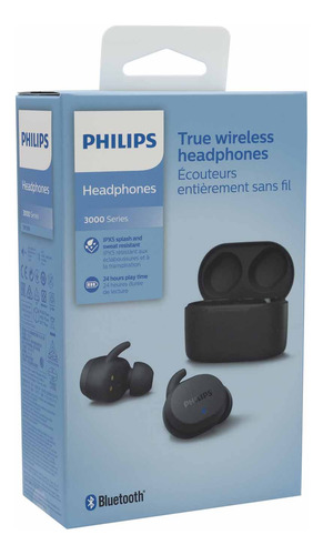 Audifono Bluetooth Philips Tat3216 Con Microfono Negros