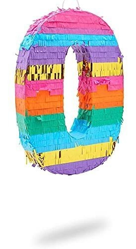 Piñata De Arcoíris Para Fiesta De Cumpleaños Del Bebé, Númer