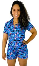 Comprar Pijama Blogueira Botões Feminino Baby Doll E Short Doll