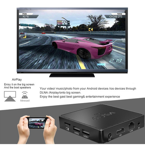 Imagen 3 de 6 de Mx10 Mini Android 10.0 Smart Tv Box Uhd 4k Reproductor Multi