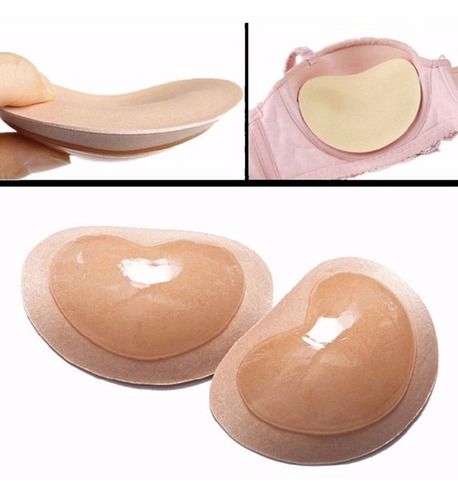 2 Almohadillas Autoadhesivas De Silicona Para Sujetador Push