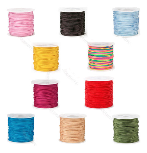 10 Rollos-hilo Chino 0.8mm,hilo Para Pulseras,450m,costura