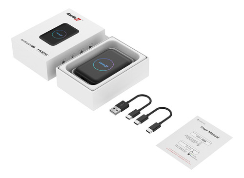 Carlinkit Tbox Lite S 2025 Android Auto Carplay Inalámbrico Negro