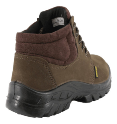 Botina Segurança Couro Ecosafety Ps137 Bico Composite