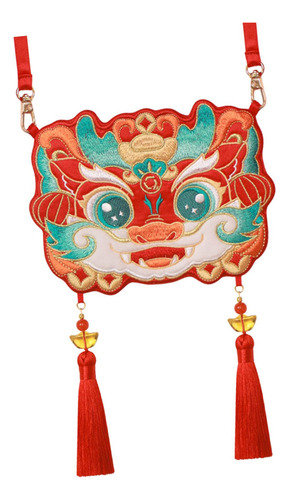 Bolso Hanfu Bordado, Decoración Del Año Del Dragón Chino,