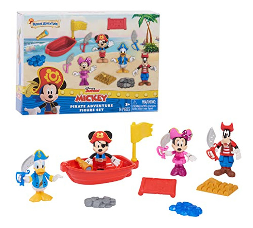 Set De Figuras Just Play De Mickey Mouse Pirate Adventure