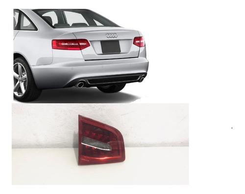 Lanterna Traseira Led Audi A6 2010 2011 Porta Mala Esquerda