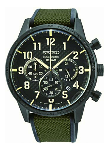 Reloj Seiko Caballero Con Cronografo Ssb369p1