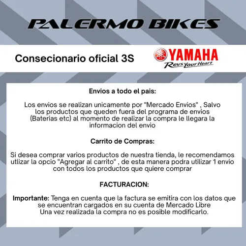Espejo Derecho Original Yamaha T Max 500 - Palermo Bikes